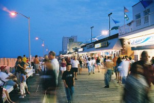 Boardwalk at Rehoboth Beach by Arbitrary.Marks at Flickr