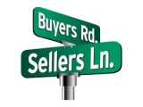 sign on buying a home