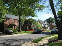 Colonials along Clarendon's side streets